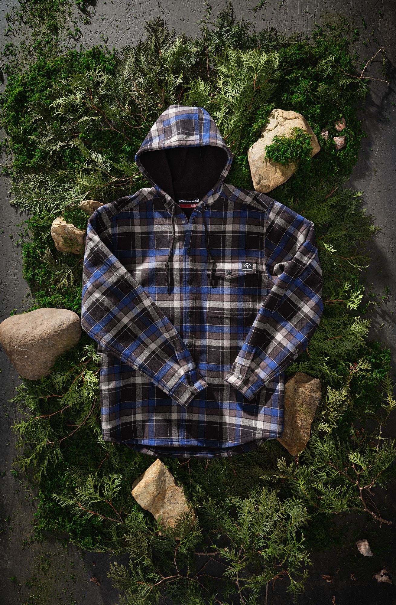 Wolverine plaid outlet jacket